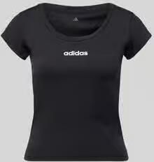 Adidas Sportswear Kort T-shirt met labelprint