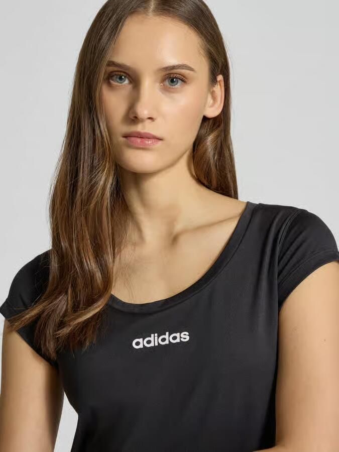 Adidas Sportswear Kort T-shirt met labelprint - Foto 2