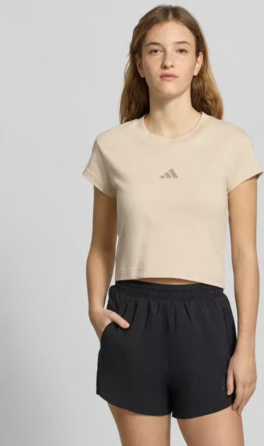 Adidas Sportswear Kort T-shirt met labelprint - Foto 2