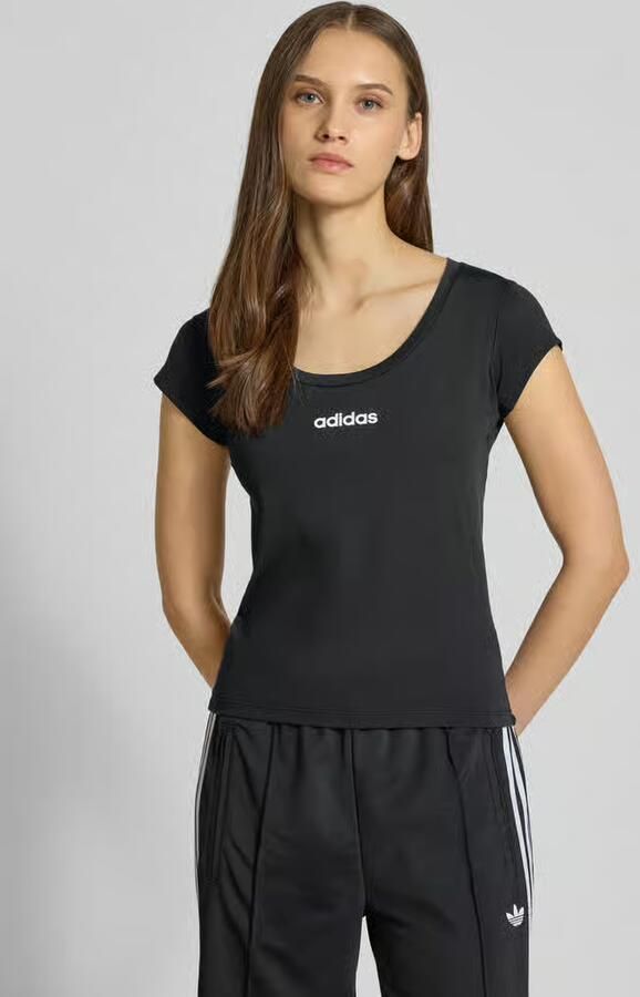 Adidas Sportswear Kort T-shirt met labelprint - Foto 2