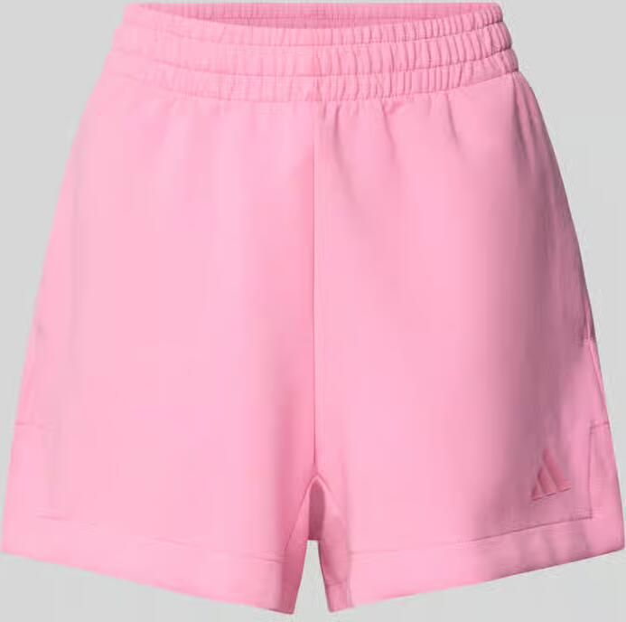Adidas Sportswear Korte regular fit broek met logoprint