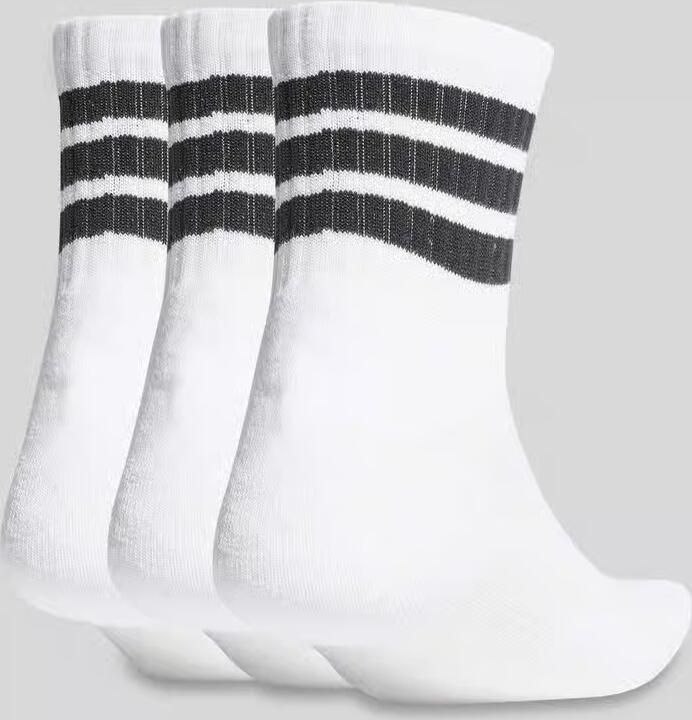 Adidas Sportsokken Chaussettes 3 Stripes Cushioned mi-haut 58% coton - Foto 5