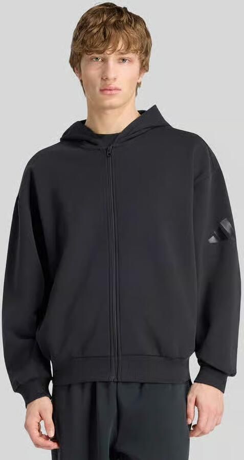 Adidas Sportswear Loose fit sweatjack met katoen-aandeel - Foto 5