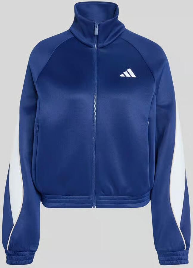 Adidas Sportswear loose fit trainingsjack van katoenmix met logoprint - Foto 2