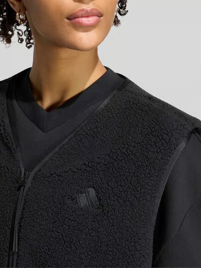 Adidas Sportswear regular fit bodywarmer met tweewegritssluiting