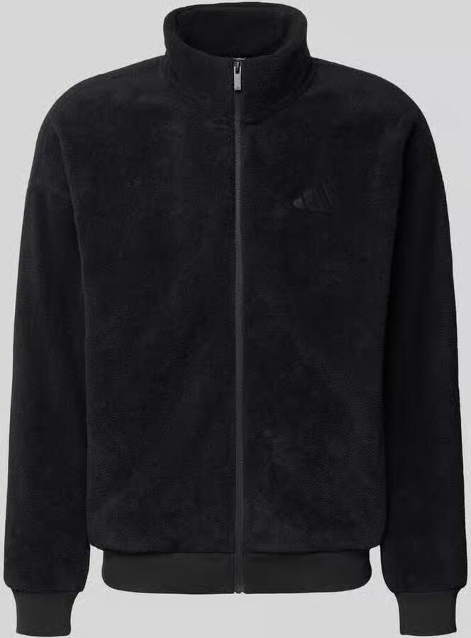Adidas Sportswear Fleecejack met opstaande kraag en ritssluiting - Foto 3