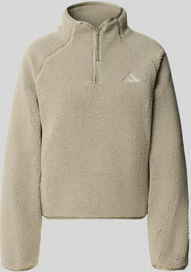 Adidas Sportswear Regular Fit fleecejack met opstaande kraag