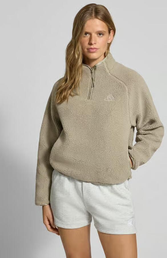 Adidas Sportswear Regular Fit fleecejack met opstaande kraag - Foto 2