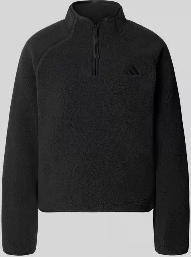 Adidas Sportswear Regular fit fleecejack met schipperskraag