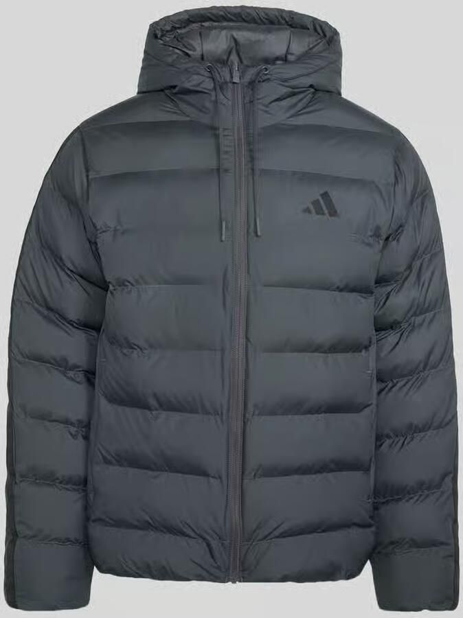 Adidas Sportswear Regular fit gewatteerd jack met capuchon