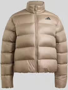 Adidas Sportswear Regular fit gewatteerd jack met logoprint