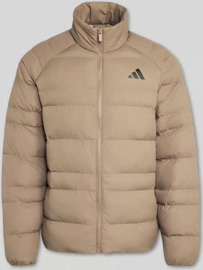 Adidas Sportswear Regular fit gewatteerd jack met logoprint