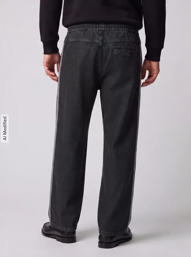 Adidas Straight Jeans STADIUM REGULAR FIT DENIM FULL LENGTH OPEN HEM Tracksuit Bottoms - Foto 3