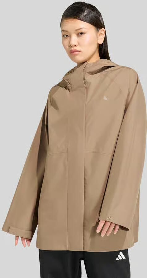 Adidas Sportswear regular fit regenjack met capuchon - Foto 5