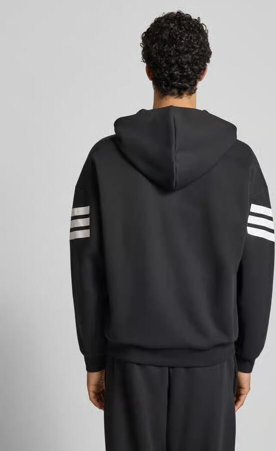 Adidas Sportswear Regular fit sweatjack met kangoeroezak