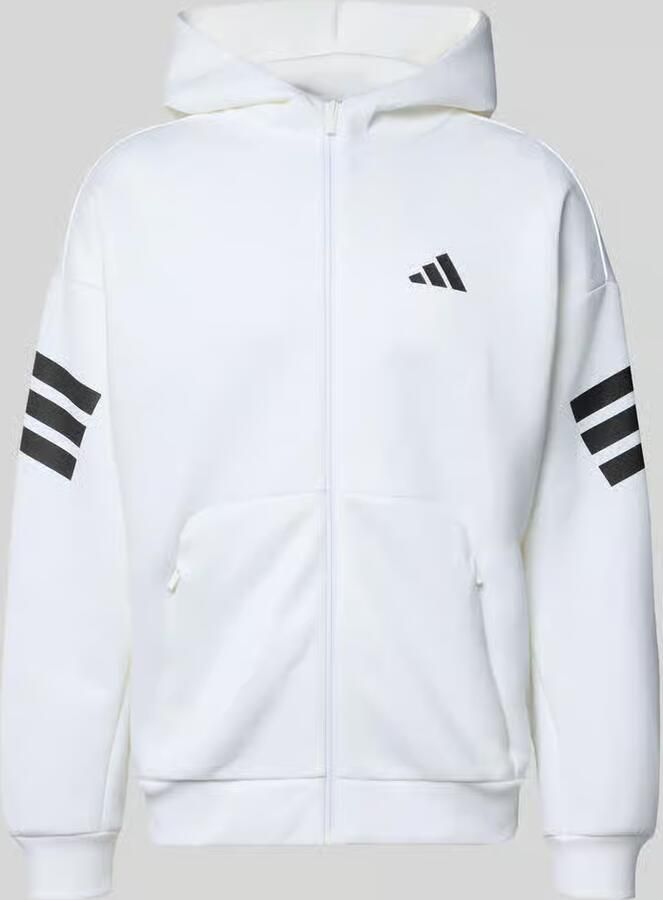 Adidas Sportswear Regular fit sweatjack met logoprint