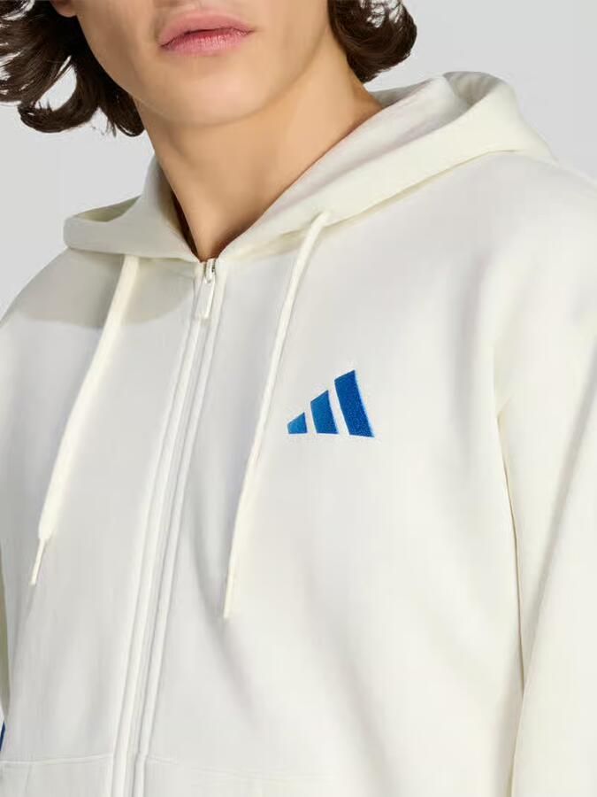Adidas Sportswear regular fit sweatjack met logoprint