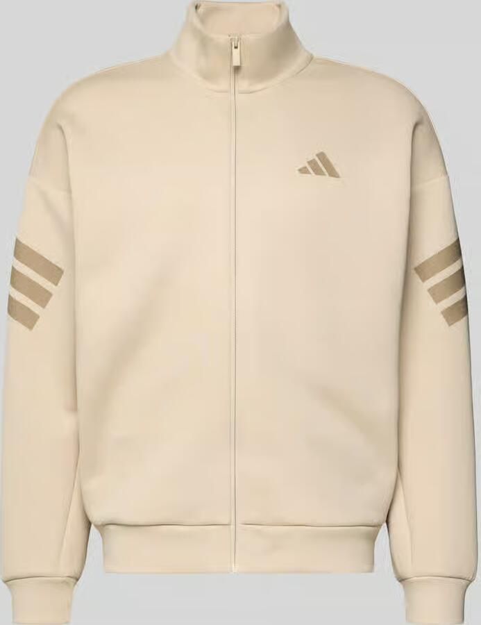 Adidas Sportswear Regular fit sweatjack met opstaande kraag