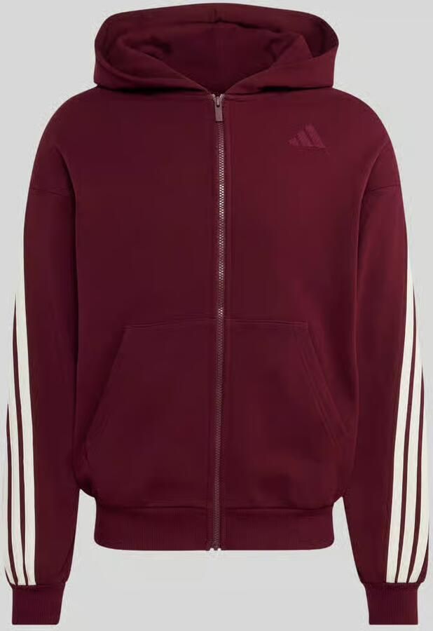 Adidas Sportswear Regular fit sweatjack van katoenmix