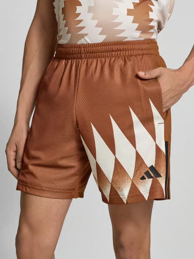 Adidas Sportswear Regular fit sweatshorts met all-over motief - Foto 2