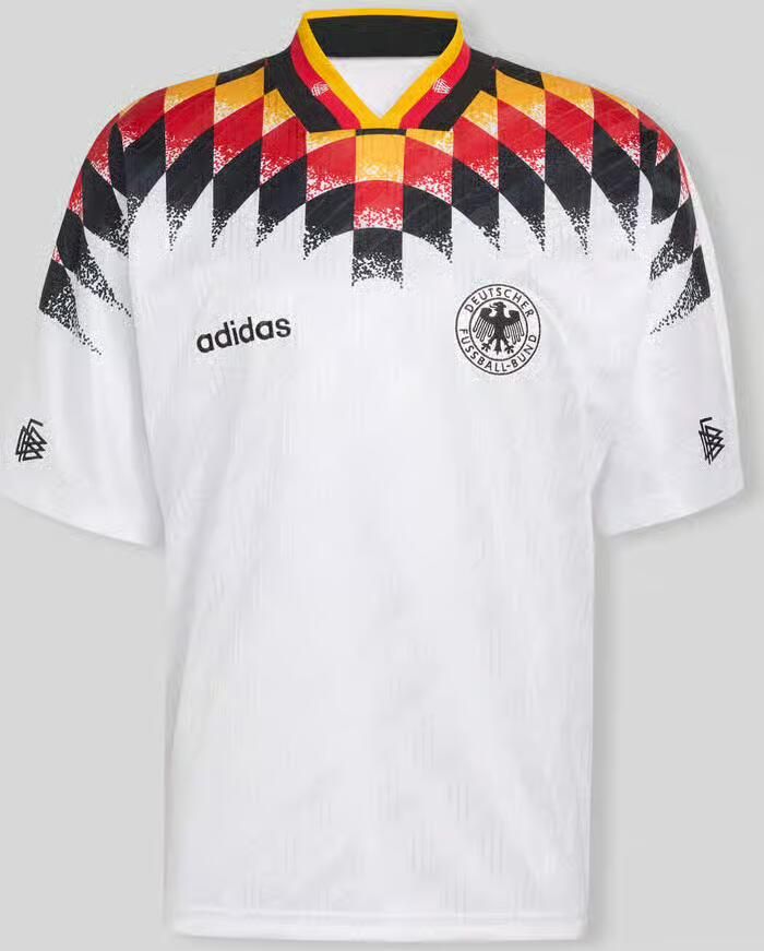 Adidas Originals Ger y '94 Retro Home Shirt Wit- Wit - Foto 8