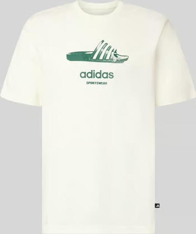 Adidas Sportswear Regular fit t-shirt van pure katoen model 'SLIDE'