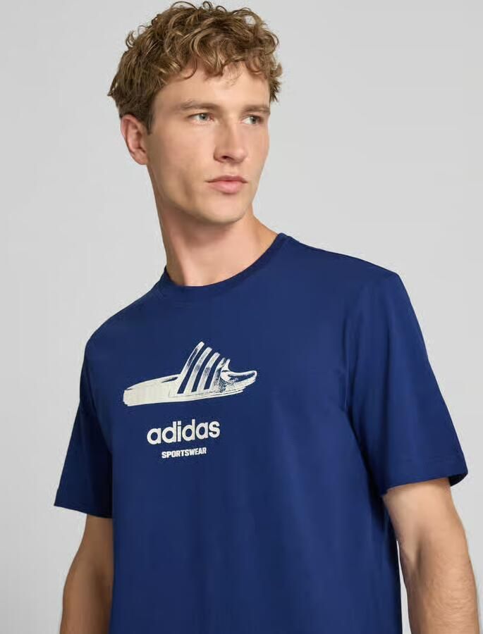 Adidas Sportswear Regular fit t-shirt van pure katoen model 'SLIDE' - Foto 2