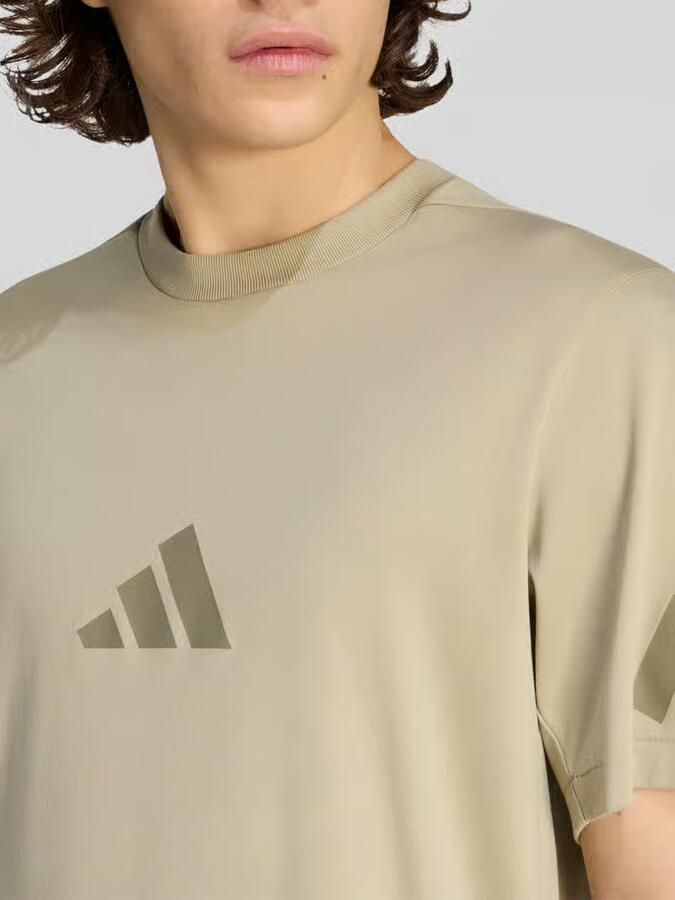 Adidas Sportswear regular fit T-shirt van puur katoen