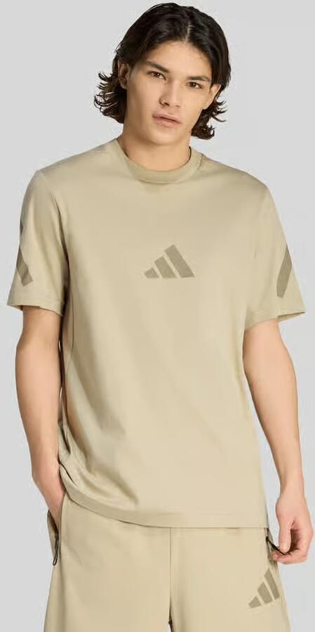 Adidas Sportswear regular fit T-shirt van puur katoen
