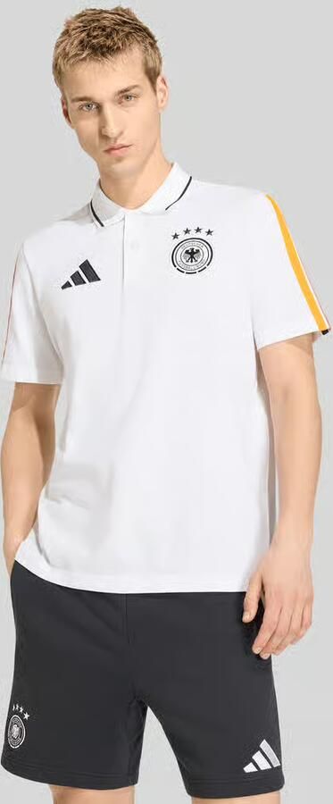 Adidas Sportswear regular fit T-shirt van puur katoen model 'Deutschland DNA Polo WM 2026' - Foto 2