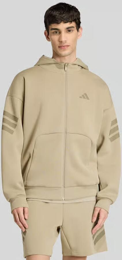 Adidas Sportswear regular fit trainingsjack met capuchon - Foto 4