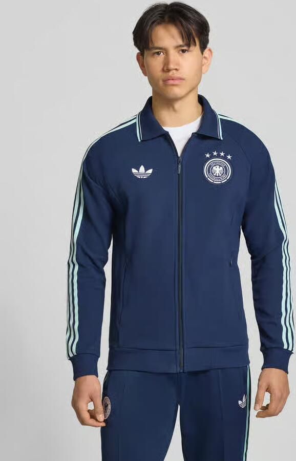 Adidas Sportswear regular fit trainingsjack met Duitsland-logo - Foto 3