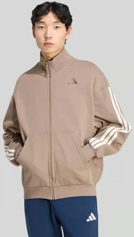 Adidas Sportswear Regular fit trainingsjack van katoen met 3-streepdesign - Foto 3