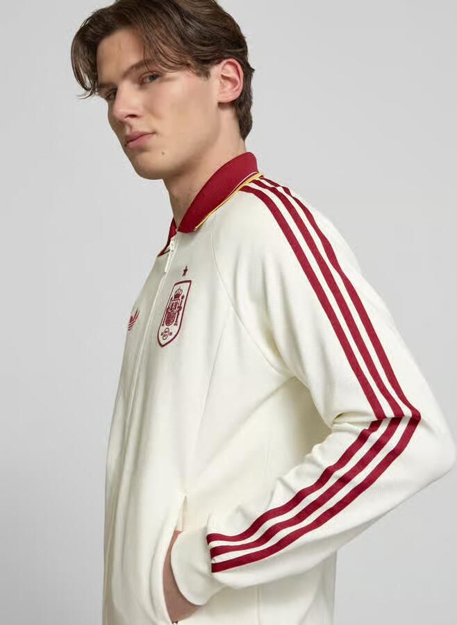Adidas Sportswear regular fit trainingsjack van katoenmix model 'BLACAS'
