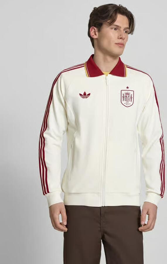 Adidas Sportswear regular fit trainingsjack van katoenmix model 'BLACAS' - Foto 6