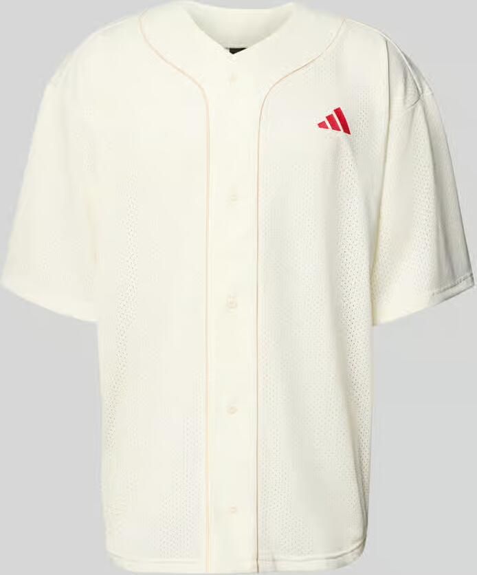 Adidas Sportswear Regular fit vrijetijdsoverhemd met contraststrepen