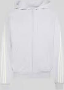 Adidas Sportswear relaxed fit sweatjack van puur katoen met capuchon