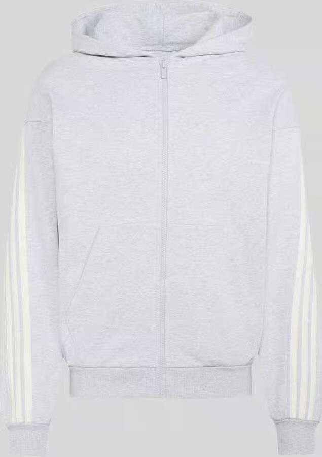 Adidas Sportswear relaxed fit sweatjack van puur katoen met capuchon - Foto 2