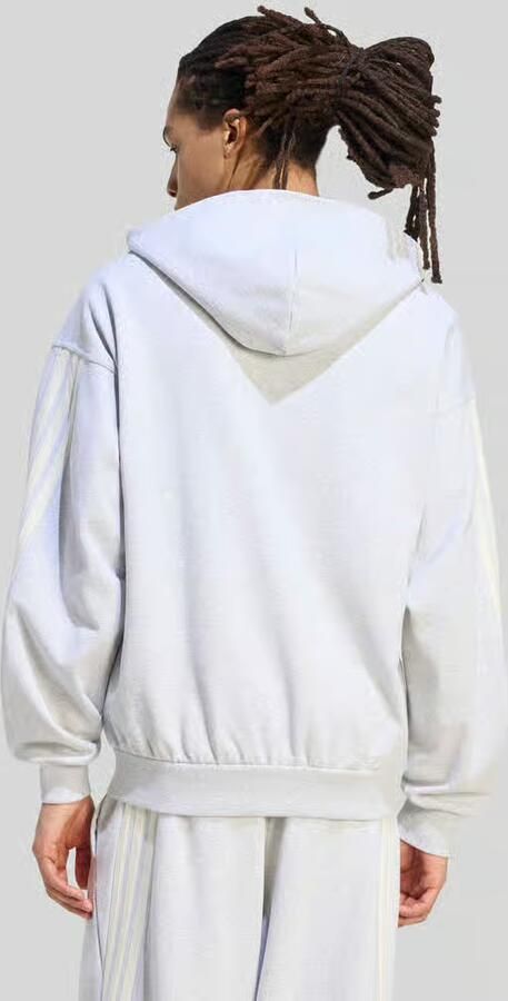 Adidas Sportswear relaxed fit sweatjack van puur katoen met capuchon - Foto 2