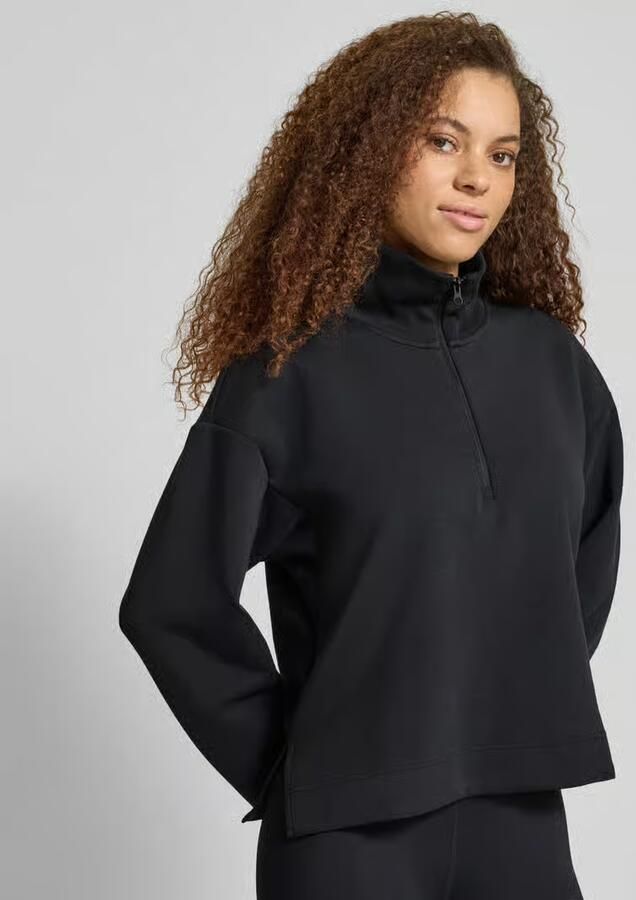 Adidas Sportswear Sweatshirt met opstaande kraag en ritssluiting - Foto 3