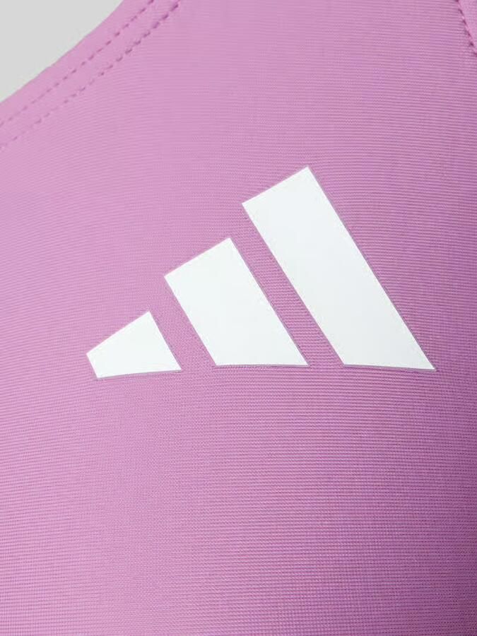 Adidas Sportswear Slim fit sportbadpak met logoprint