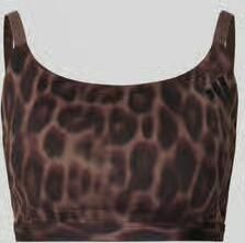 Adidas Sportswear Slim fit sportbeha met all-over dierenprint - Foto 3