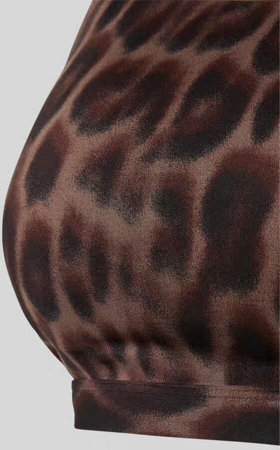 Adidas Sportswear Slim fit sportbeha met all-over dierenprint