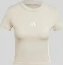 Adidas Sportswear slim fit T-shirt van katoenmix met gestikt logo