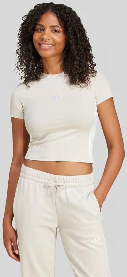Adidas Sportswear slim fit T-shirt van katoenmix met gestikt logo - Foto 3