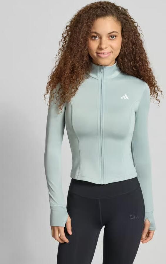 Adidas Sportswear Slim fit trainingsjack met ritssluiting - Foto 4