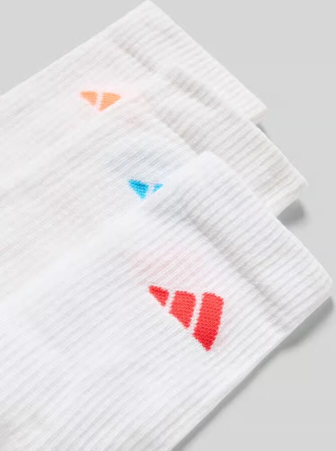 Adidas Sportswear Sokken met labelprint in een set van 3 paar