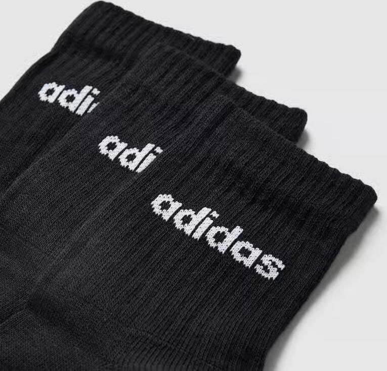 Adidas Sportswear Cushion Linear Crew Sokken (3 Pack) Lang Kleding black black black maat: 43-45 beschikbare maaten:37-39 40-42 43-45 - Foto 3