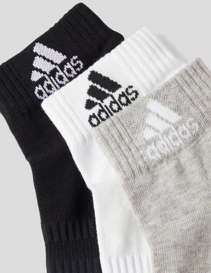 ADIDAS SPORTSWEAR Sneakersokken met labelprint in een set van 3 paar