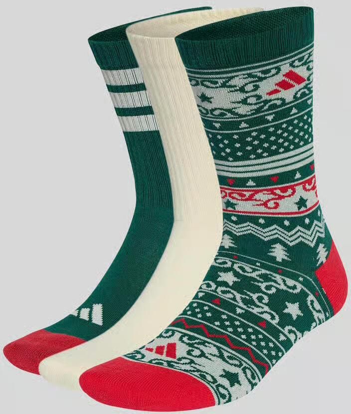 Adidas Sportswear Sokken van katoenmix in set van 3